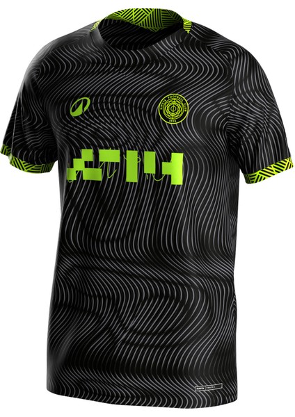 Kipsta Yetişkin Futbol Forması - Siyah/Neon Sarı - Viralto II