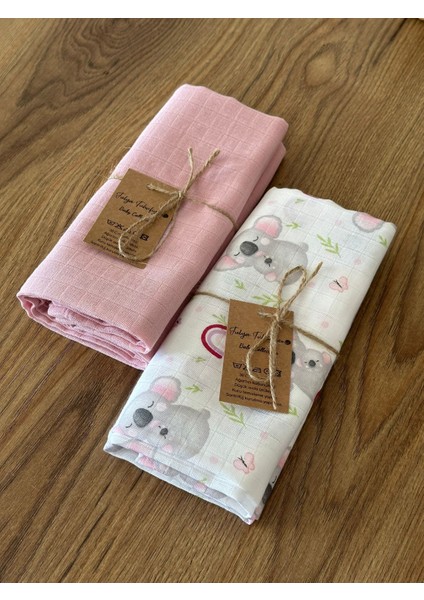 Fulya Tuhafiye %100 Pamuk 2'li Müslin Bebek Battaniye Seti OEKO-TEX Sertifikalı MÜSLIN ÖRTÜ 80X90 CM fiyatları