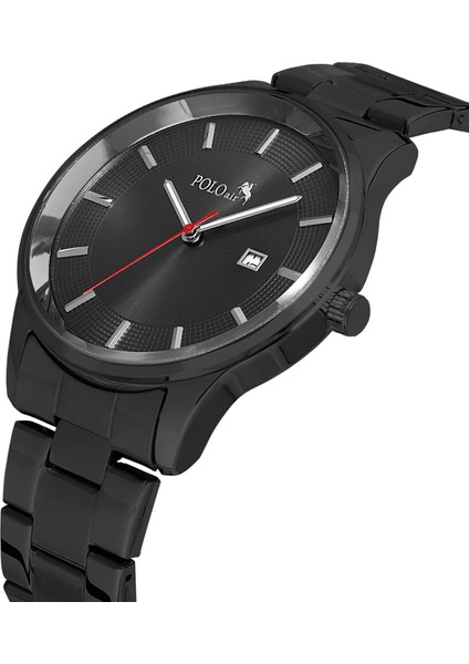 Takvimli Klasik Metal Erkek Kol Saati Siyah Renk PL-0964E1X
