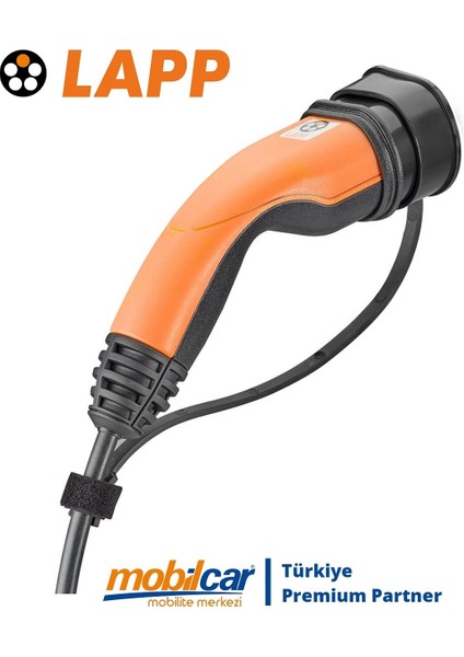 Mobilcar Elektrikli Araç Taşınabilir Şarj Cihazı 22KW 32A 6mt IP67 Tip-2 indirimleri