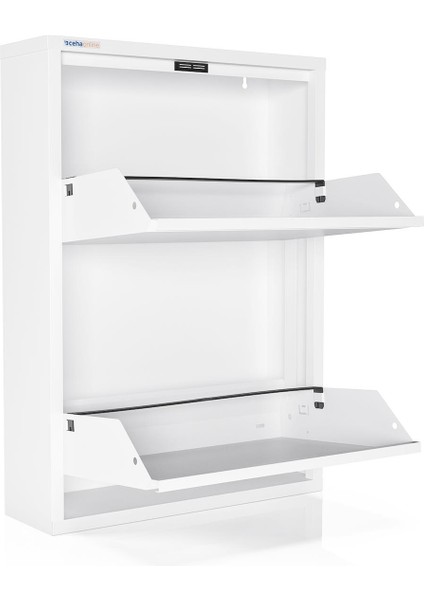 2'li Metal Ayakkabılık - Kar Beyaz modelleri