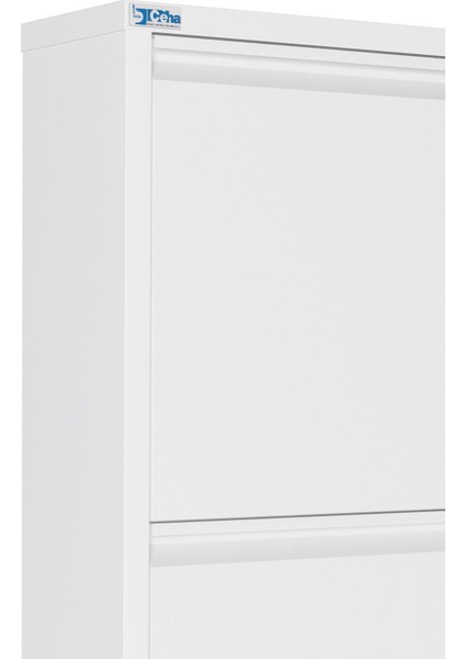 2'li Metal Ayakkabılık - Kar Beyaz indirimleri