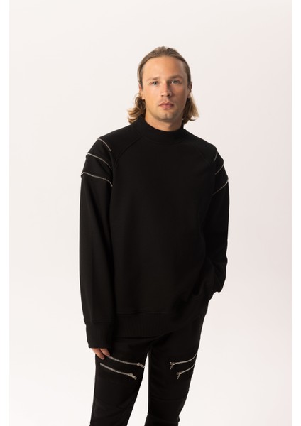 Fermuarlı Sweatshirt