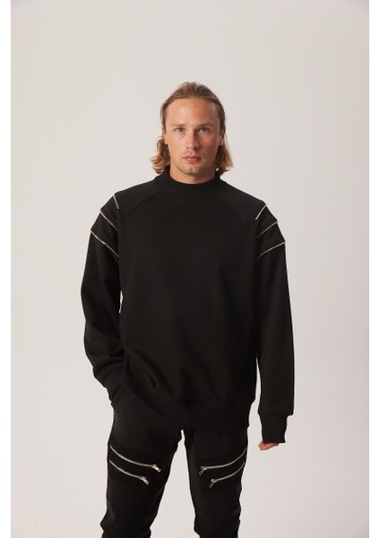 Fermuarlı Sweatshirt