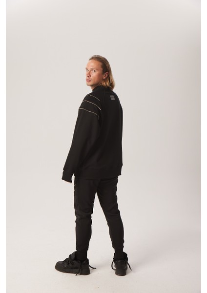 Fermuarlı Sweatshirt