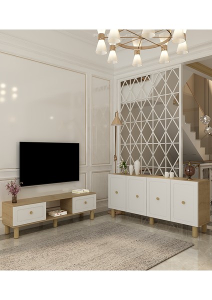 ROSALİNDACT(KB150) Bohem Konsol ve Bohem Tv Sehpası 2'li Salon Takımı fiyatları
