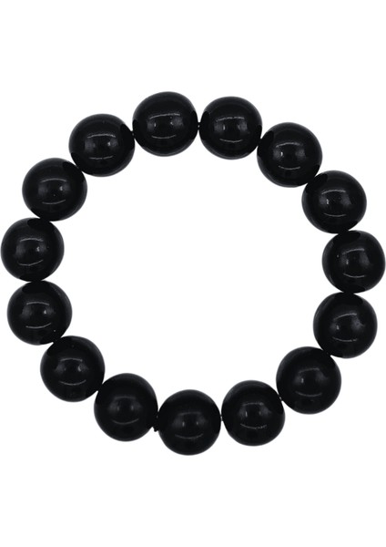 Iri Taneli Gürcistan Oltu Taşı Bileklik 15 mm