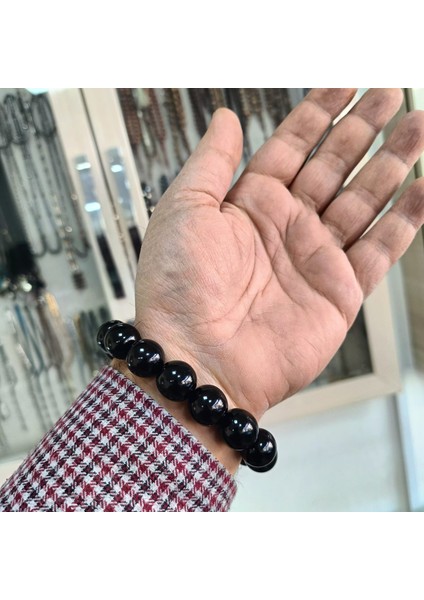 Iri Taneli Gürcistan Oltu Taşı Bileklik 15 mm fiyatları