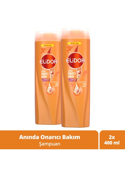 Superblend Saç Bakım Şampuanı Anında Onarıcı Bakım 400 ml x2