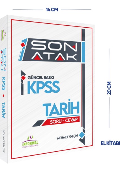 Informal Yayınları 2025 Kpss Tarih Son Atak Soru-Cevap Pratik Bilgi Cep Boy Kitabı