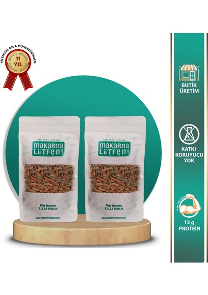 Avantajlı 2'li Karışık Sebzeli Makarna (%35 SEBZE-2x200 Gram)