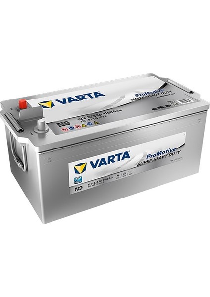 N9 12V 225AH 1150A Promotive Super Heavy Duty (Üreetim TARIHI:2024)