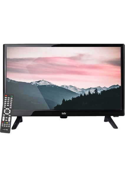 Hello 27 Inc Full Hd LED Monitör Tv, Araba ve Karavan Uyumludur, 12 Volt Adaptörlü,