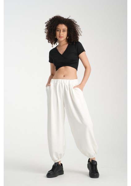 Kadın Beli Lastili Şalvar Mg 1021 indirimleri