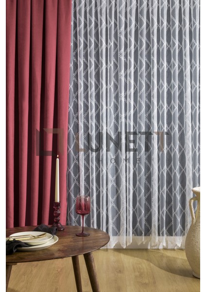 Kullanıma Hazır Gül Kurusu Rengi Pilesiz Ekstraforlu Düz Dikim Fon Perde Tek Kanat 9211 modelleri