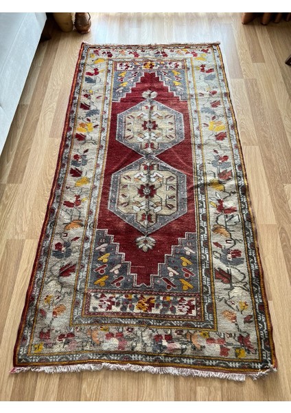 110 x 174 cm Dekoratif Lüks El Dokuma Kilim Salon Için Harika Nostaljik Kilim