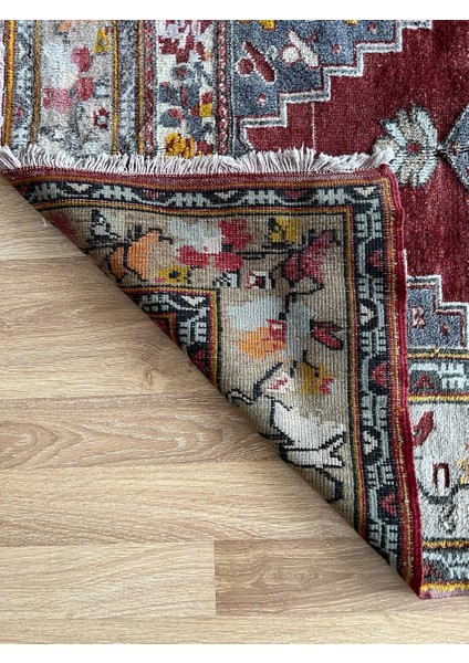 110 x 174 cm Dekoratif Lüks El Dokuma Kilim Salon Için Harika Nostaljik Kilim