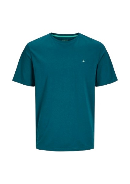 Jack Jones Erkek Jjepaulos Bisiklet Yaka Mavi Tişört 12245087