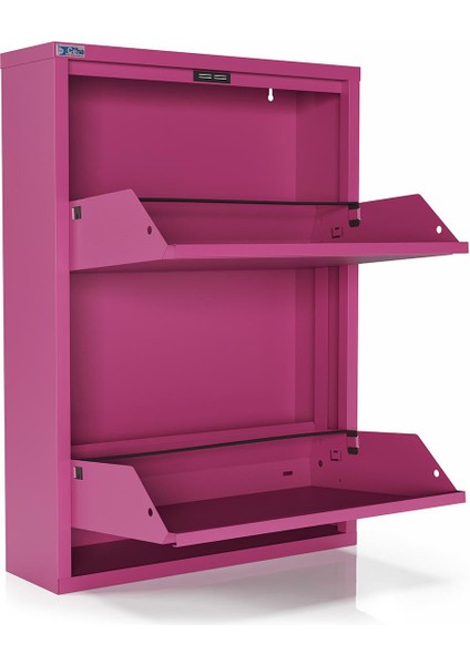 2'li Metal Ayakkabılık - Pembe modelleri