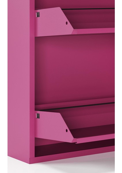2'li Metal Ayakkabılık - Pembe