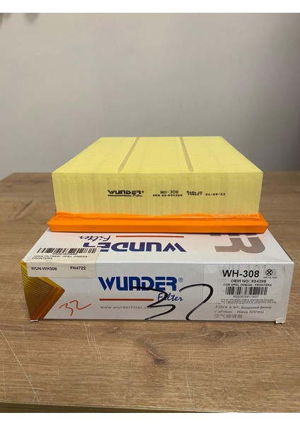 Wunder WH308 Hava Filtresi Opel Frontera (1992--) / Omega (1986-1994)