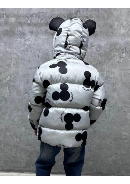 Unisex Çocuk Su Geçirmez Işlemeli Kapüşonlu Mont fırsatları
