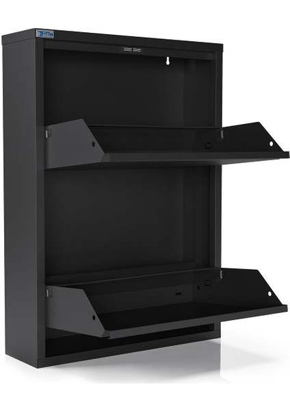 2'li Metal Ayakkabılık - Siyah modelleri