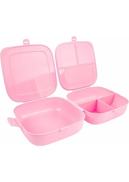 | Çift Kapaklı Beslenme Kabı, Pembe, Sızdırmaz ve Pratik Tasarım modelleri
