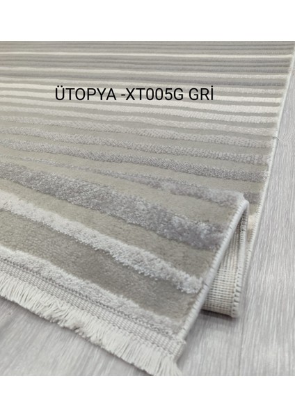 Decoser Ütopya Koleksiyonu Dokuma Halı DH005G Gri
