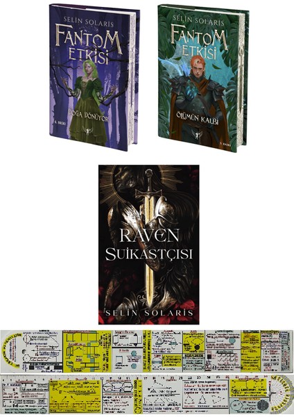 Fantom Etkisi 1. 2. Ciltler / Raven Suikastçısı (Ciltli) (Matematik Öğreten Cetvel) - Selin Solaris