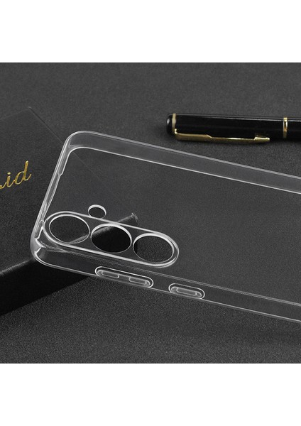 Galaxy S25 Plus Uyumlu Kılıf Süper Silikon Kapak-Şeffaf