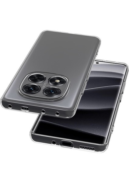 Xiaomi Redmi Note 14 Pro Plus Uyumlu Kılıf Zore Süper Silikon Kapak-Şeffaf