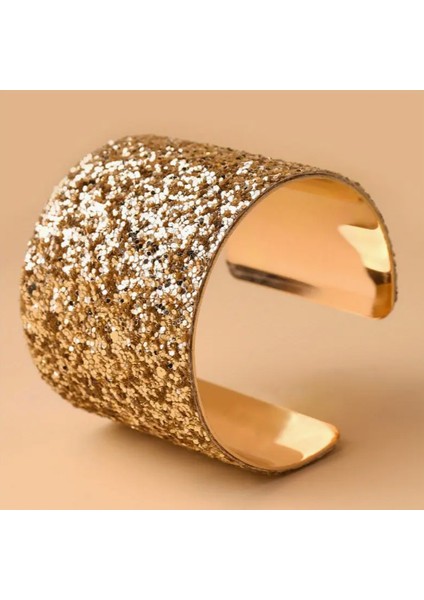 Gold Simli Gösterişli Ayarlanabilir Kelepçe Bileklik fiyatları