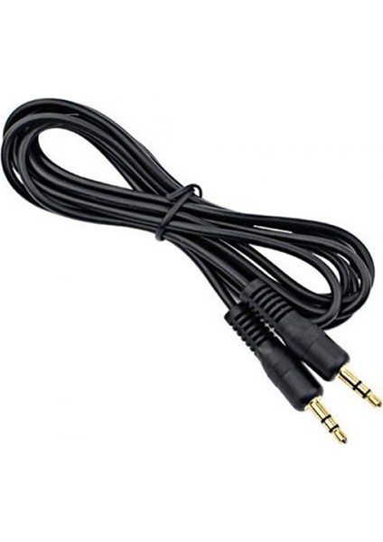 Fully G-502B 3.5 mm Stereo Erkek Erkek 1.5 Metre Aux Kablo Teyp Ses Kablosu
