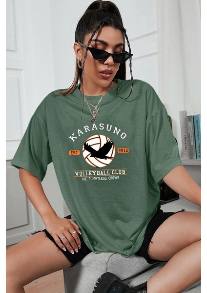 Only Trendwear Unisex Karasuno Baskılı T-Shirt