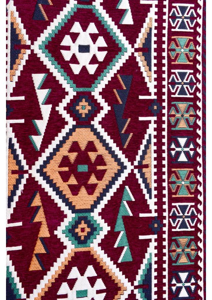 Şark Köşesi Takımı Bordo Anadolu Modeli 15 Parça (20 cm Minder Kalınlığı)