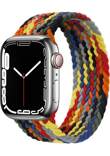 Apple Watch 38/40/41 mm Seri 5 6 Se 7 8 Uyumlu Esnek Örgü Kordon