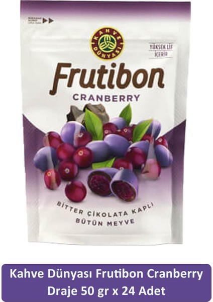 Cranberry Frutibon 50 gr x 24 Adet