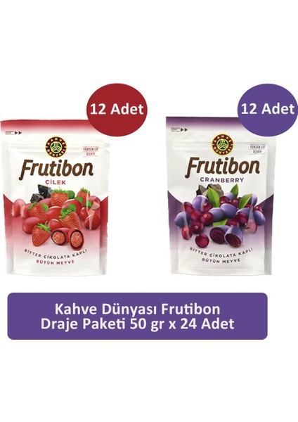 Frutibon Draje Paketi 50 gr x 24 Adet