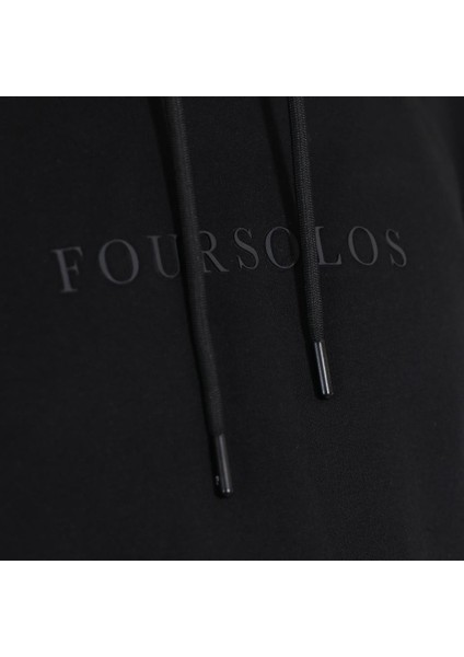 Siyah Erkek Hoodie, Kanguru Cepli, Kapüşonlu, 3 Iplik Kumaş fiyatları