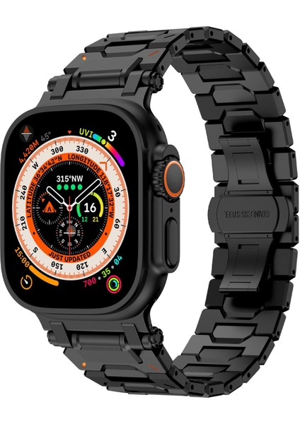 Apple Watch Ultra/ultra 2/watch 10 /9/8/7/se 49 46 45 44MM Uyumlu Paslanmaz Çelik Premium Kordon