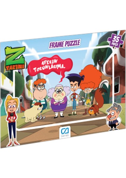 C&a Games Z Takımı-2 Lisanslı 35 Parça Frame Puzzle