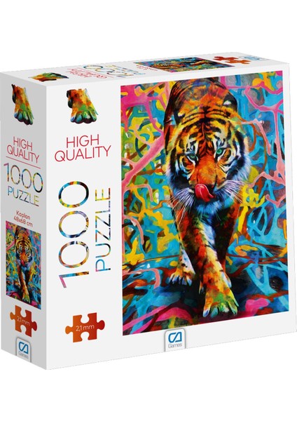 C&a Games Kaplan 1000 Parça Puzzle