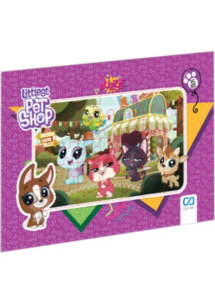 C&a Games Littlest Pet Shop Lisanslı 35 Parça Frame Puzzle
