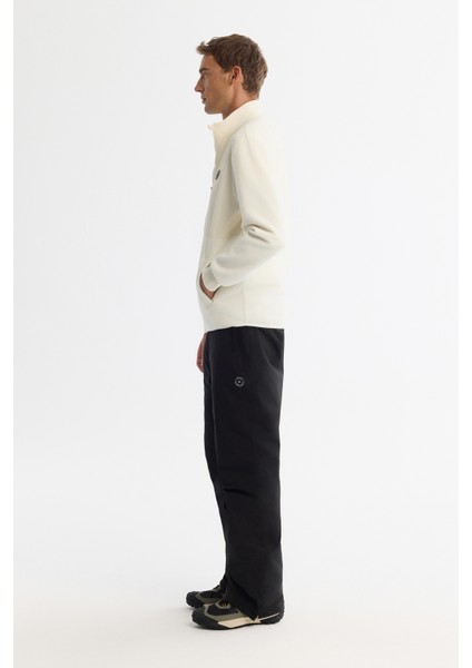 Erkek Ekru Soğuğa Dayanıklı Dik Yaka Fermuarlı Polar Sweatshirt A42y1311 modelleri
