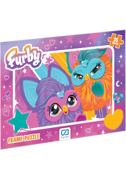 C&a Games Furby-2 Lisanslı 35 Parça Frame Puzzle