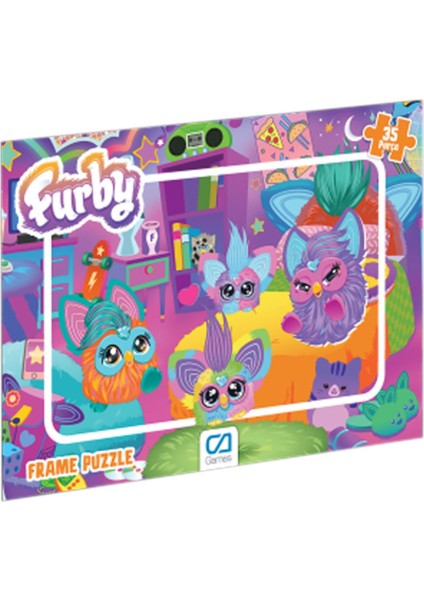 C&a Games Furby Lisanslı 35 Parça Frame Puzzle
