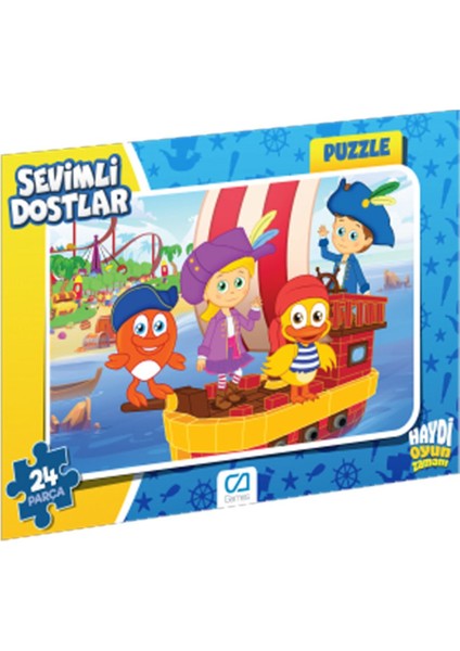 C&a Games Sevimli Dostlar-2 Lisanslı 35 Parça Frame Puzzle