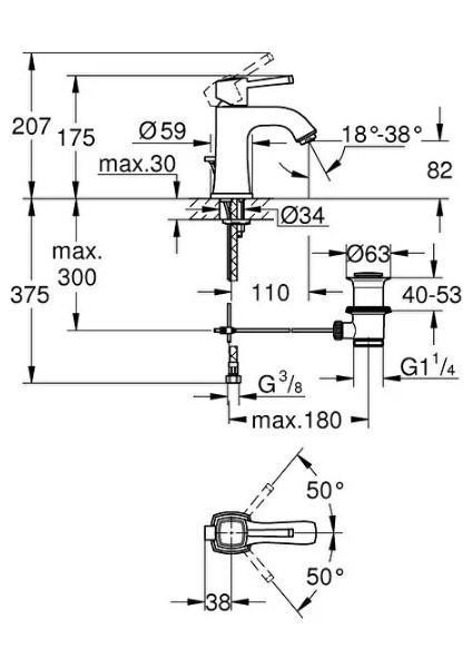 Grandera Lavabo Bataryası 1/2" M-Boyut - 24369000 indirimleri