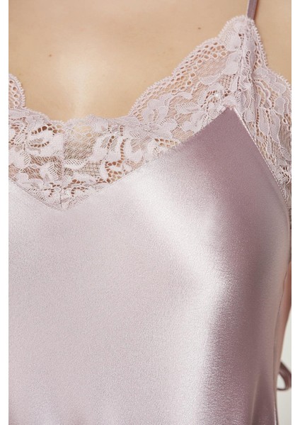 Saten Dantelli Gecelik 870 Rose fiyatları